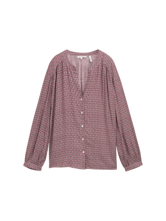 blouse printed longsleeve - 1047584