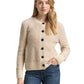 knit boucle cardigan - 1049149