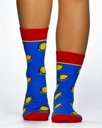 Unisex Knitting Socks LEMONS - 3010-05732-991