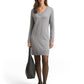 dress knit with v-neck - 1049139
