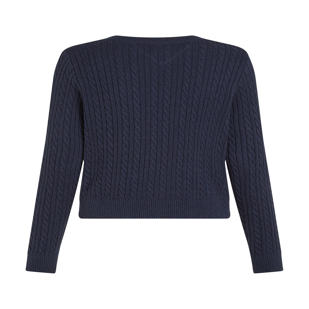 TJW CABLE ESSENTIAL SWEATER - DW0DW18683