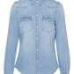 VMMARIA LS DENIM SLIM SHIRT MIX NOO - 10277523