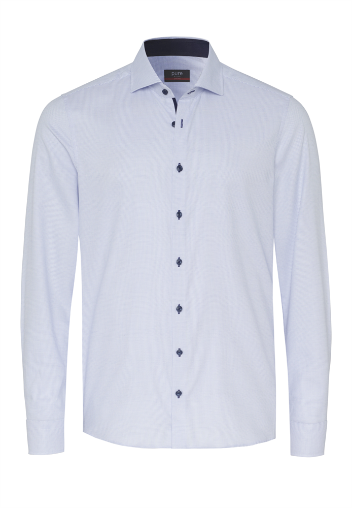 PURE- City Hemd slim fit Langarm - 4058-21702