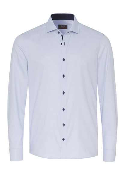 PURE- City Hemd slim fit Langarm - 4058-21702