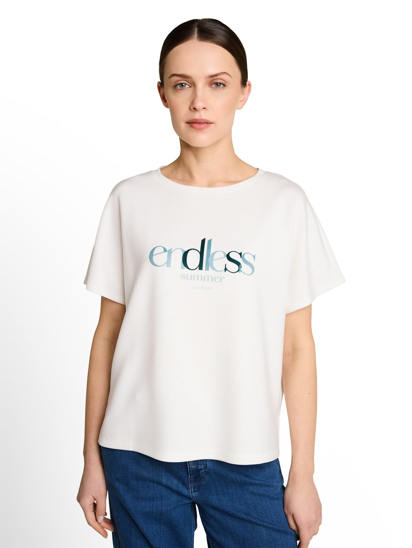 T-shirt scuba crew neck with p - 1050444
