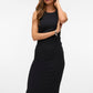 VMLAVENDER SL O-NECK CALF DRESS VMA - 10230437