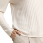 T-shirt v-neck cosy rib - 1048936