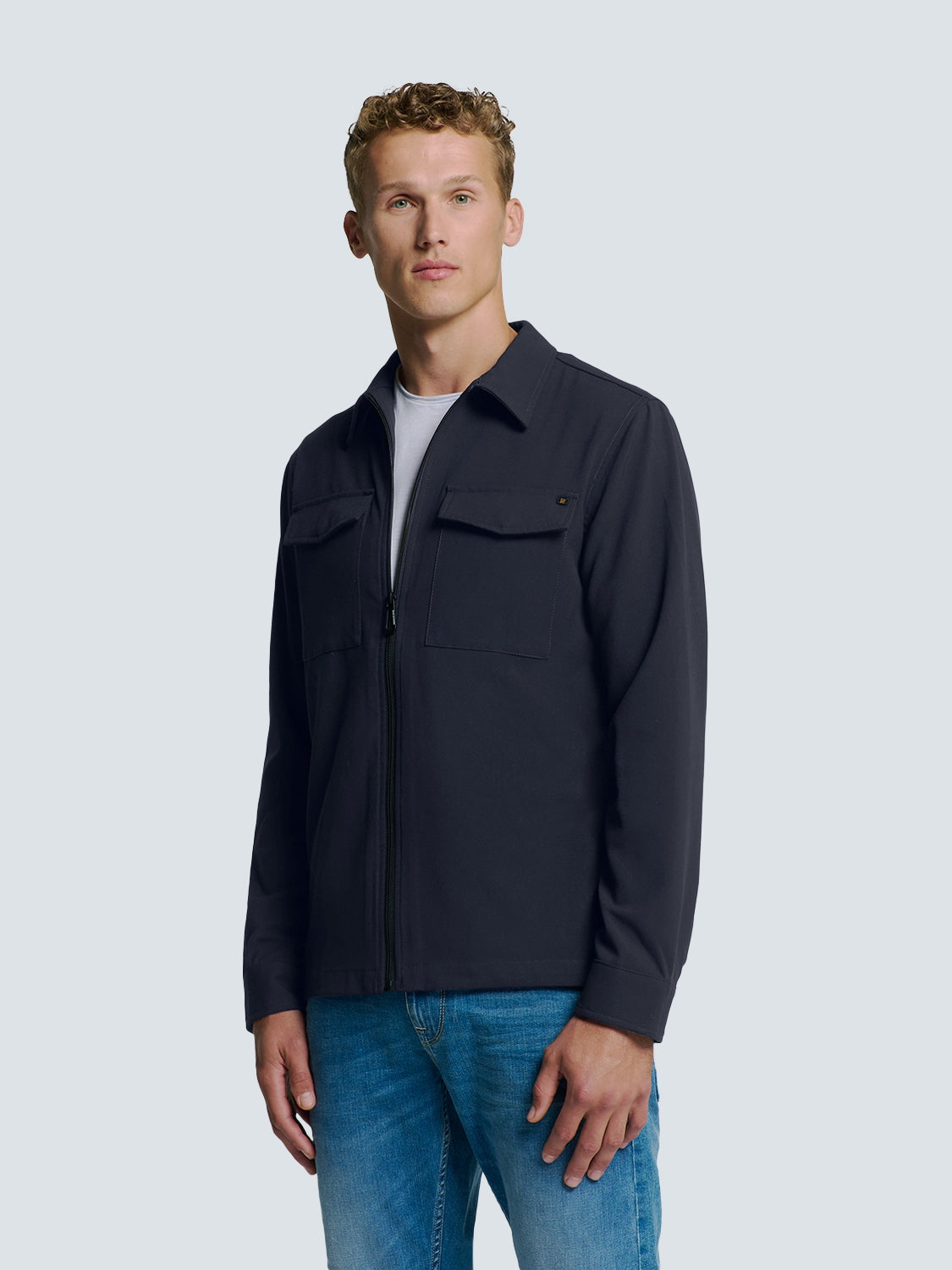 Overshirt Zip Closure Stretch - 26511101