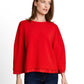 Sweatshirt boxy shape nylon de - 1052912