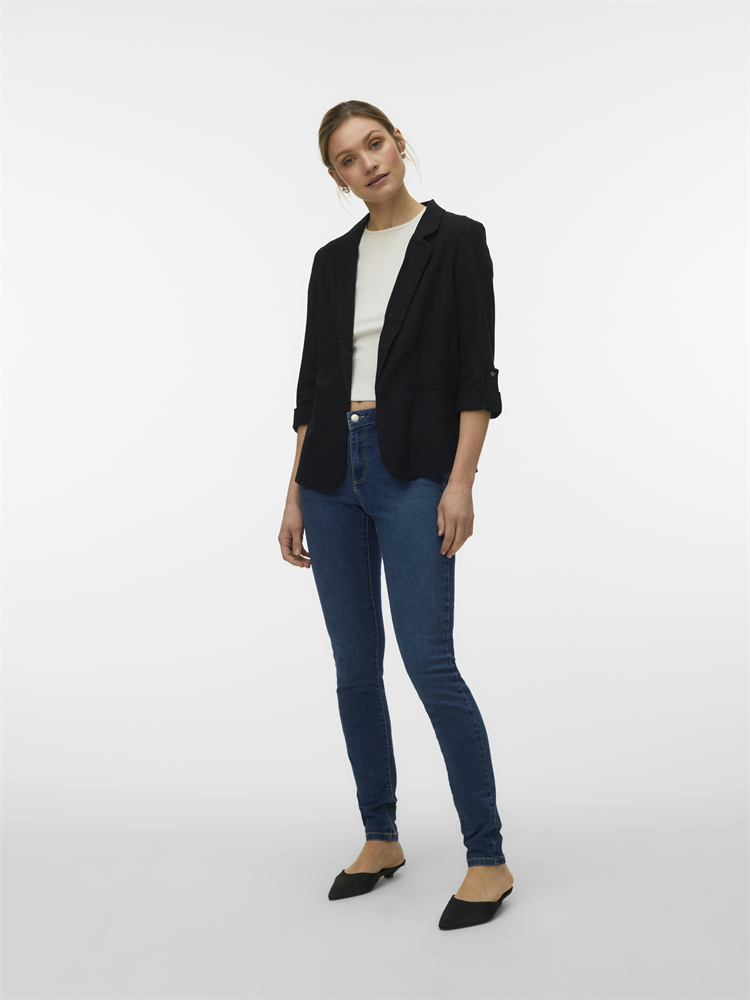 VMJESMILO 3/4 LOOSE BLAZER WVN NOOS - 10279700