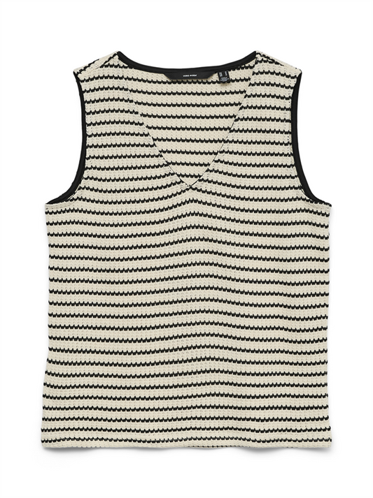 VMOHIA SL V-NECK TOP JRS - 10341559
