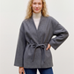 AWSIJINA LS V-NECK SHORT JACKET NOO - 10346138
