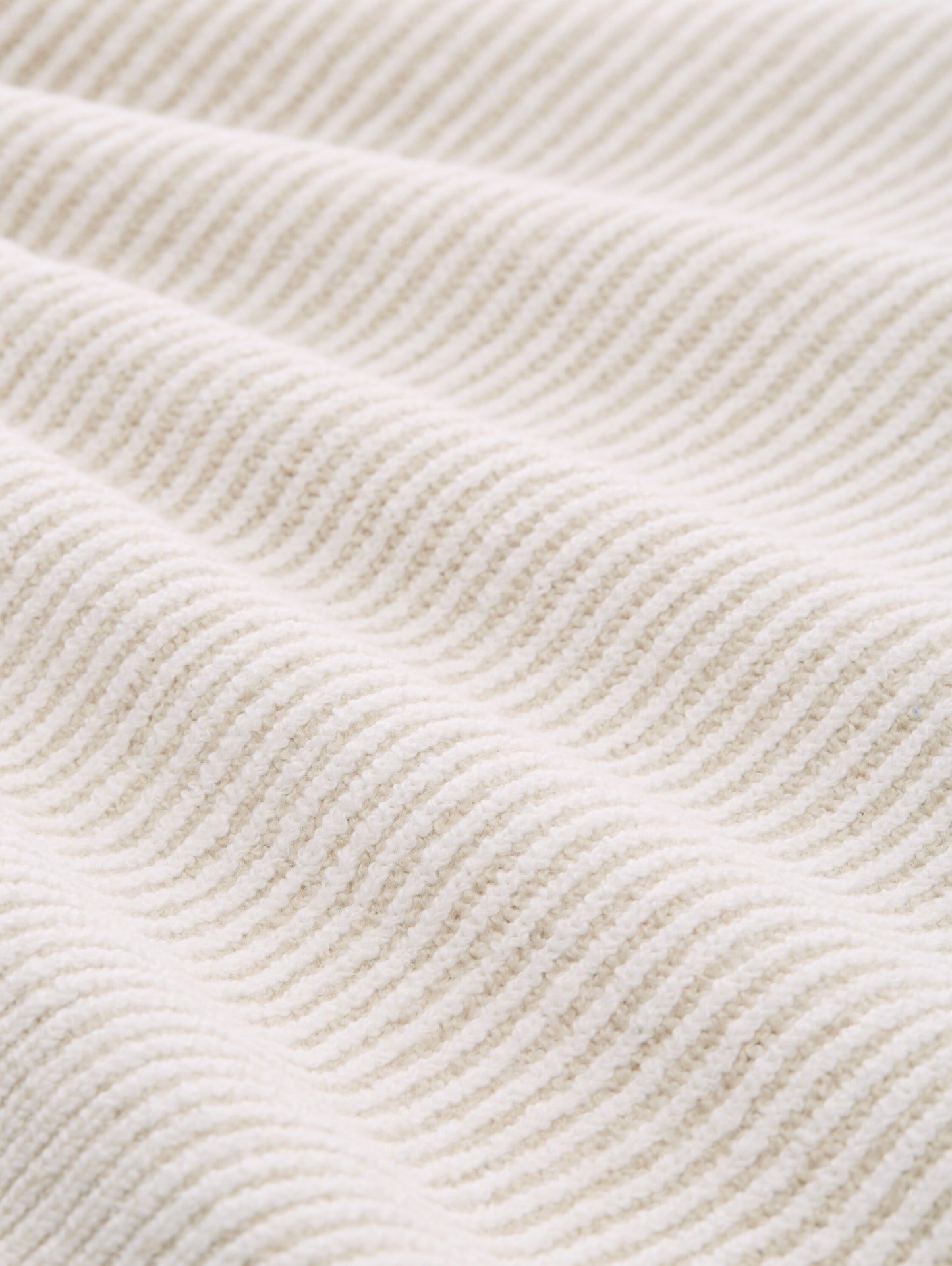 knit plated rib pullover - 1042957