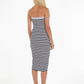 TJW LOGO TAPE STRIPE TUBE DRESS - DW0DW17922