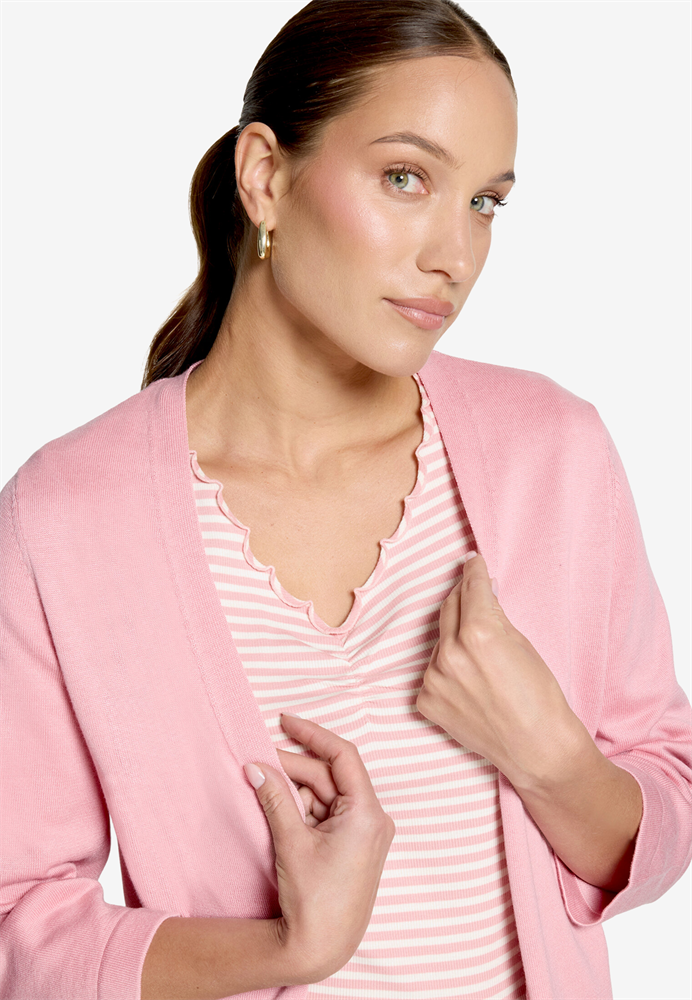 Strickjacke Kurz 3/4 Arm - 110-10003916