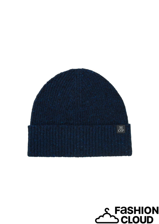 Hat, knitted, fold up, tweed, recyc - 530506601128