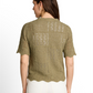 Knit structure mix cardigan - 1051349