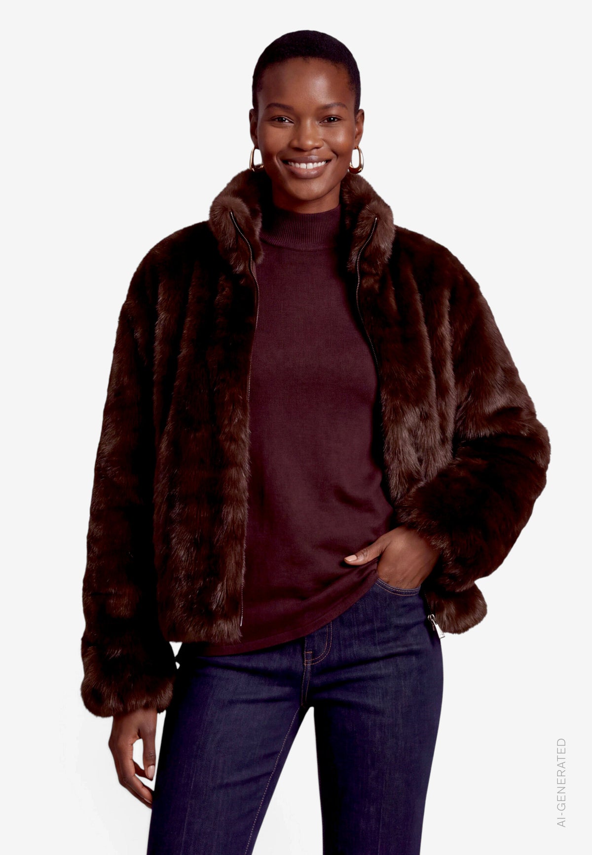 Jacke Plüsch - 110-10004221
