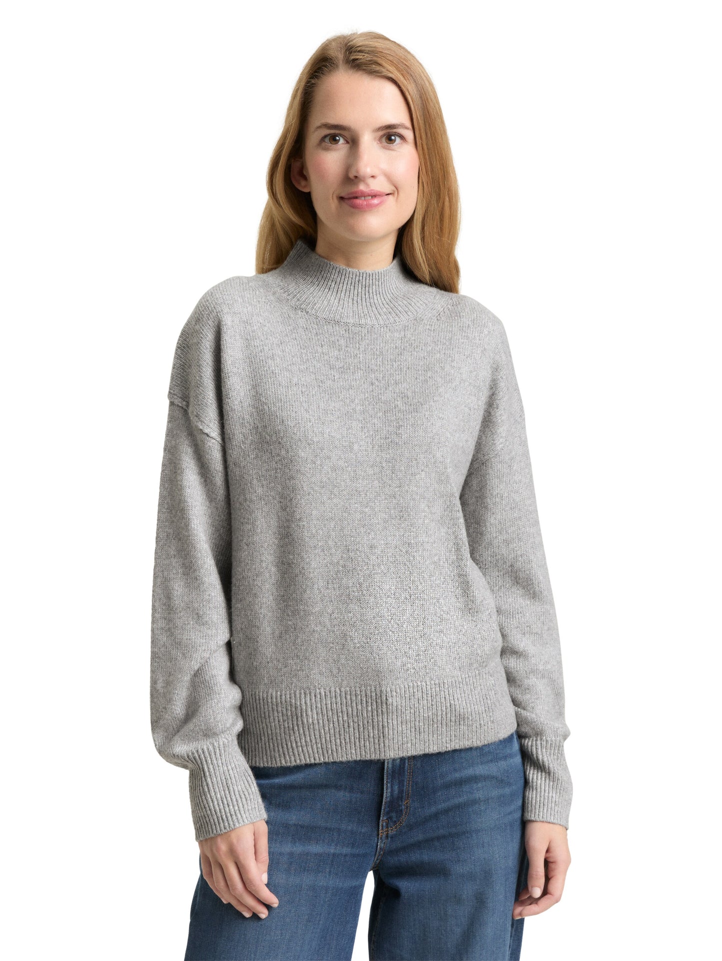 knit mock-neck - 1049190