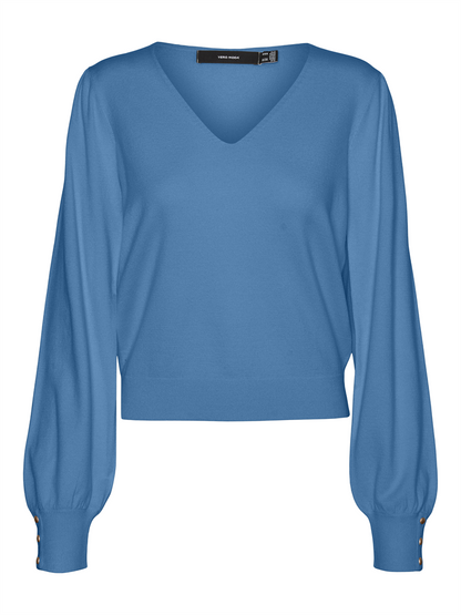 VMHOLLYKARIS LS V-NECK PULLOVER BOO - 10310578