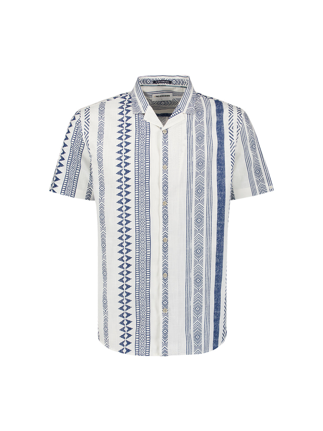 Shirt Short Sleeve Revers Collar Sl - 27490346