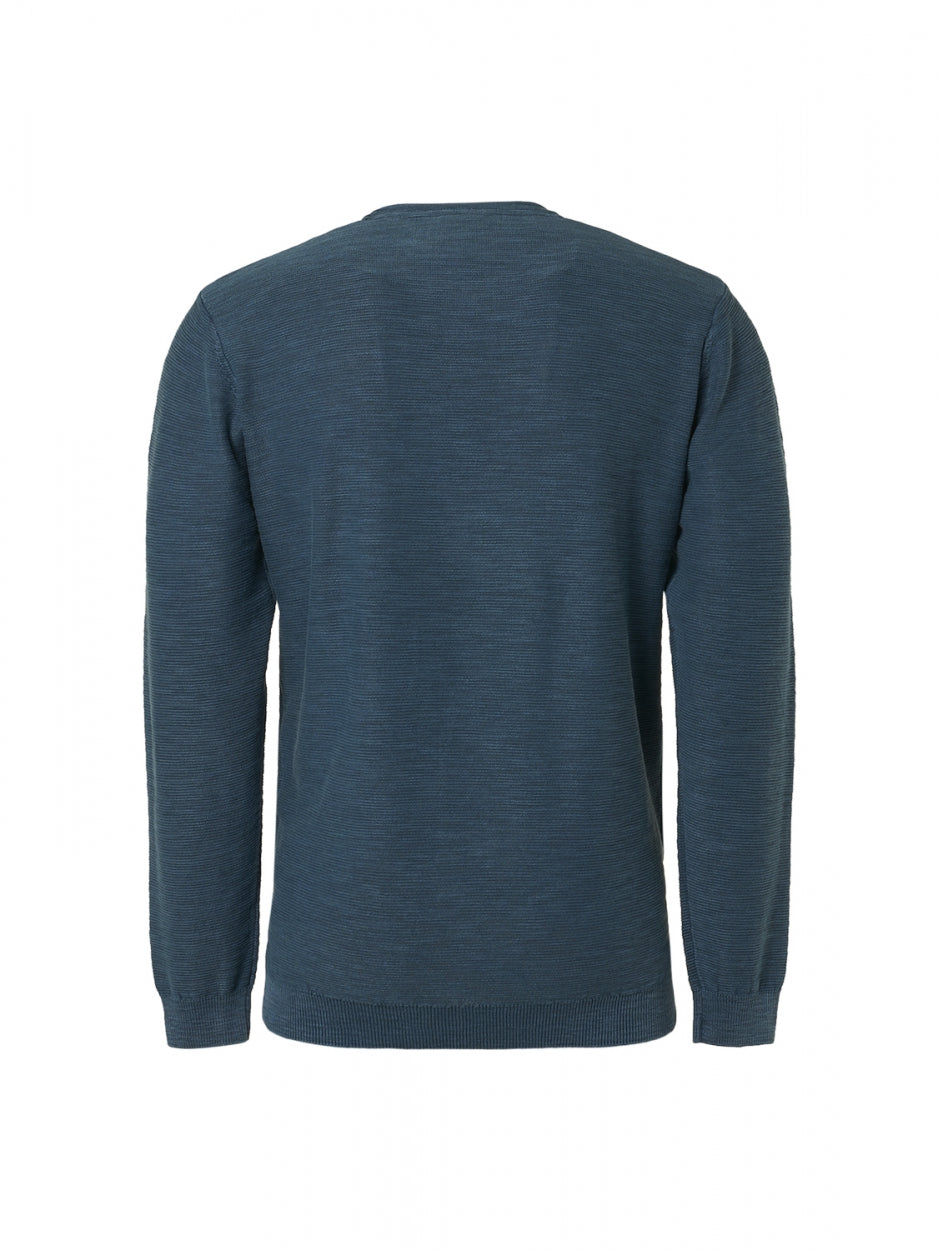 Pullover Crewneck Relief Garment Dy - 18211104