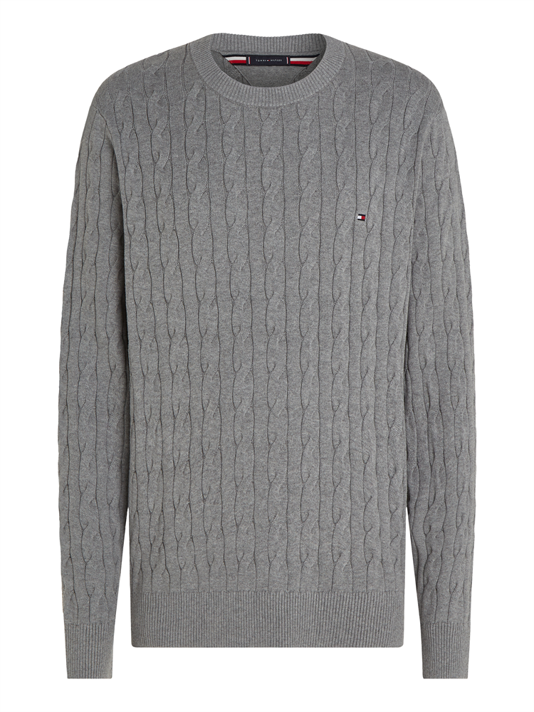 CLASSIC COTTON CABLE CREW NECK - MW0MW33132