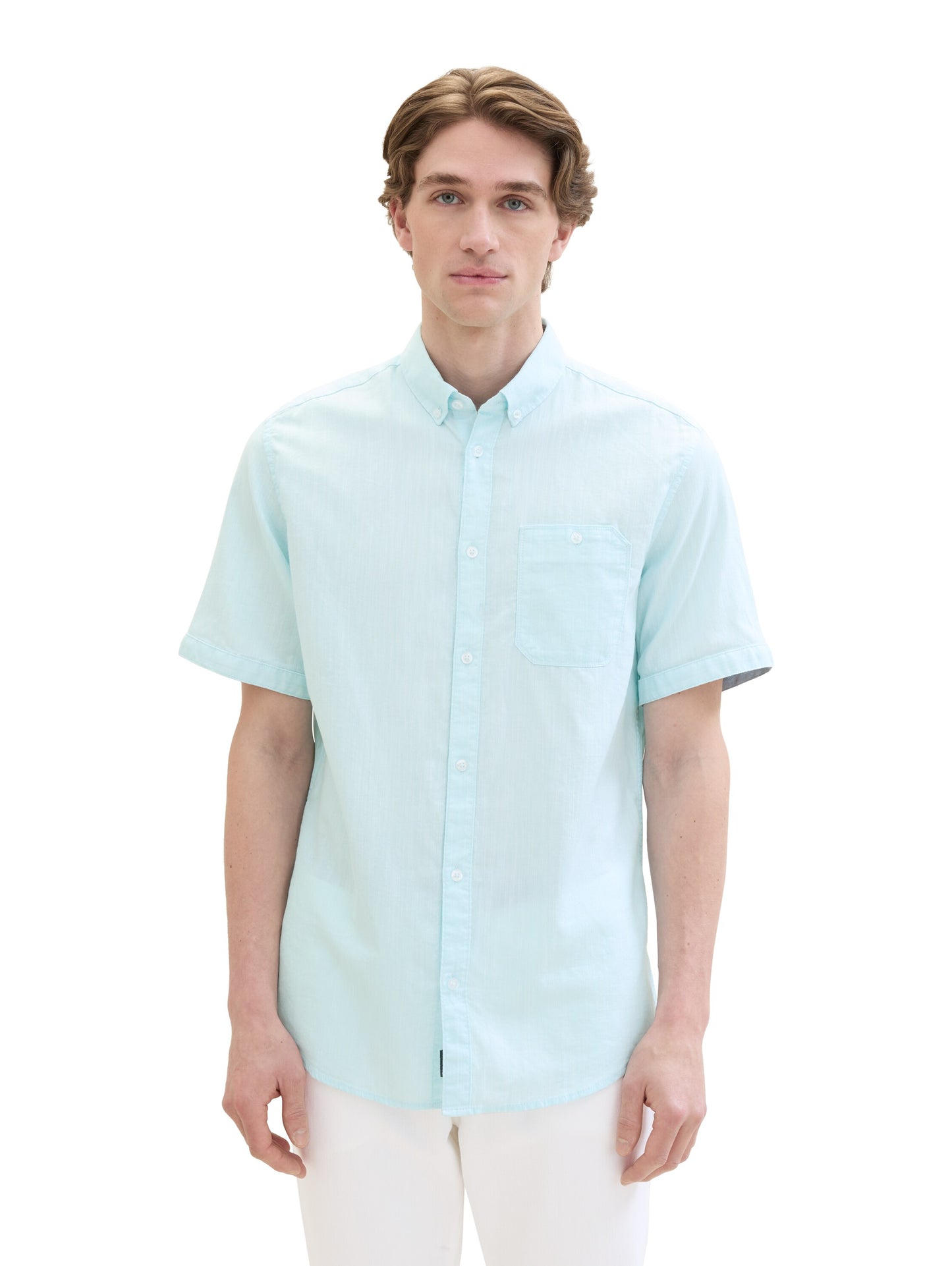 chambray slubyarn shirt - 1041373