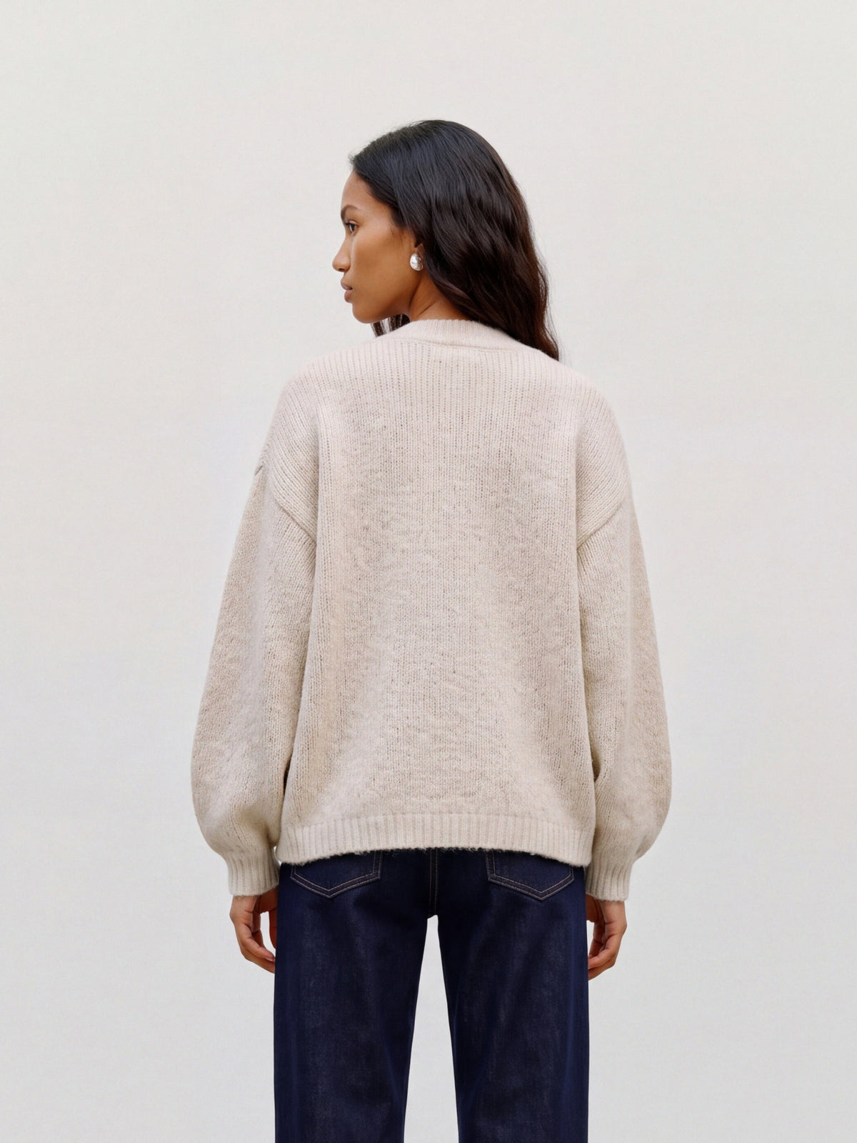 VMMAYBE LS OPEN CARDIGAN NOOS - 10273101