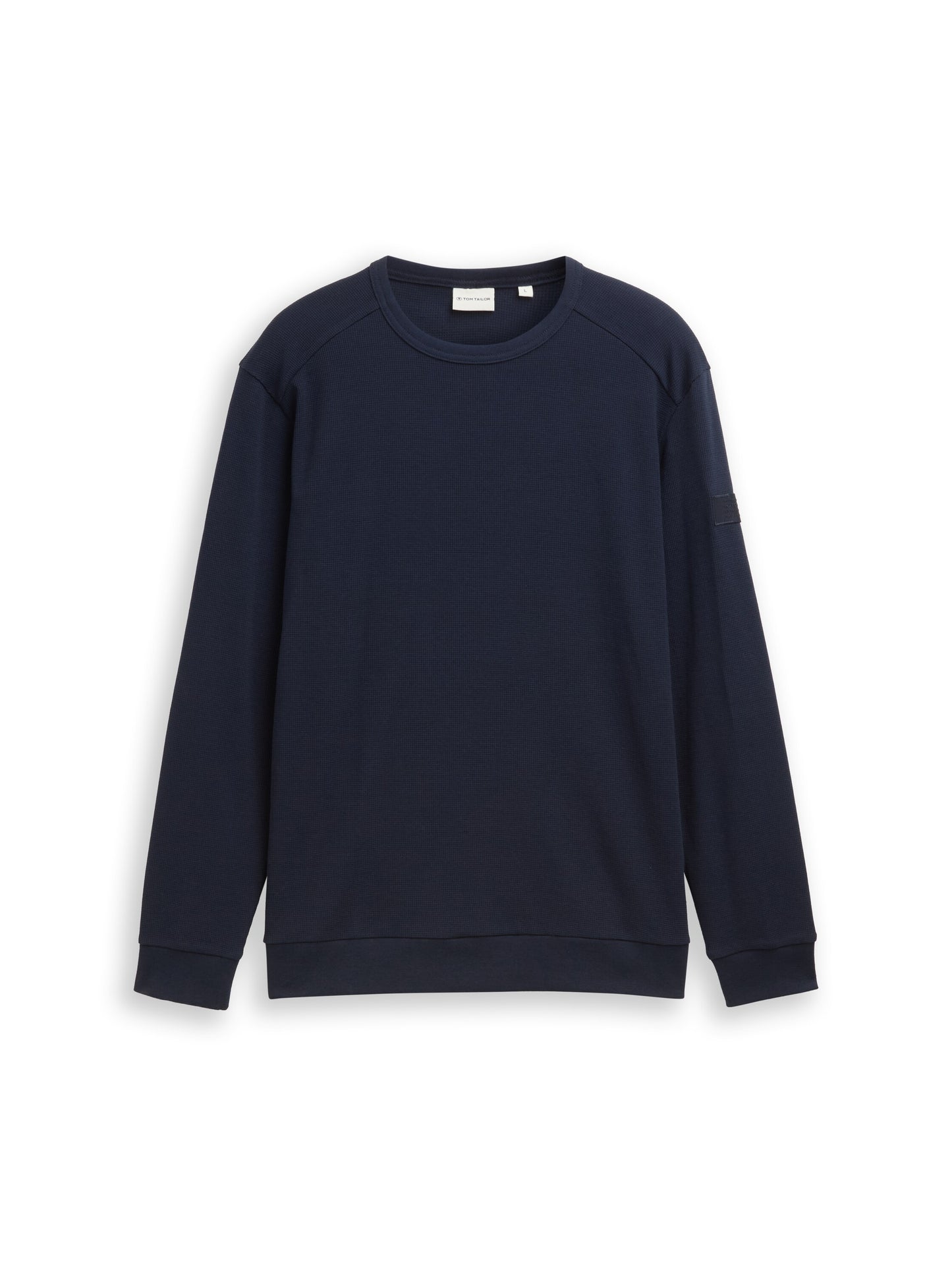 structured longsleeve t-shirt - 1048612