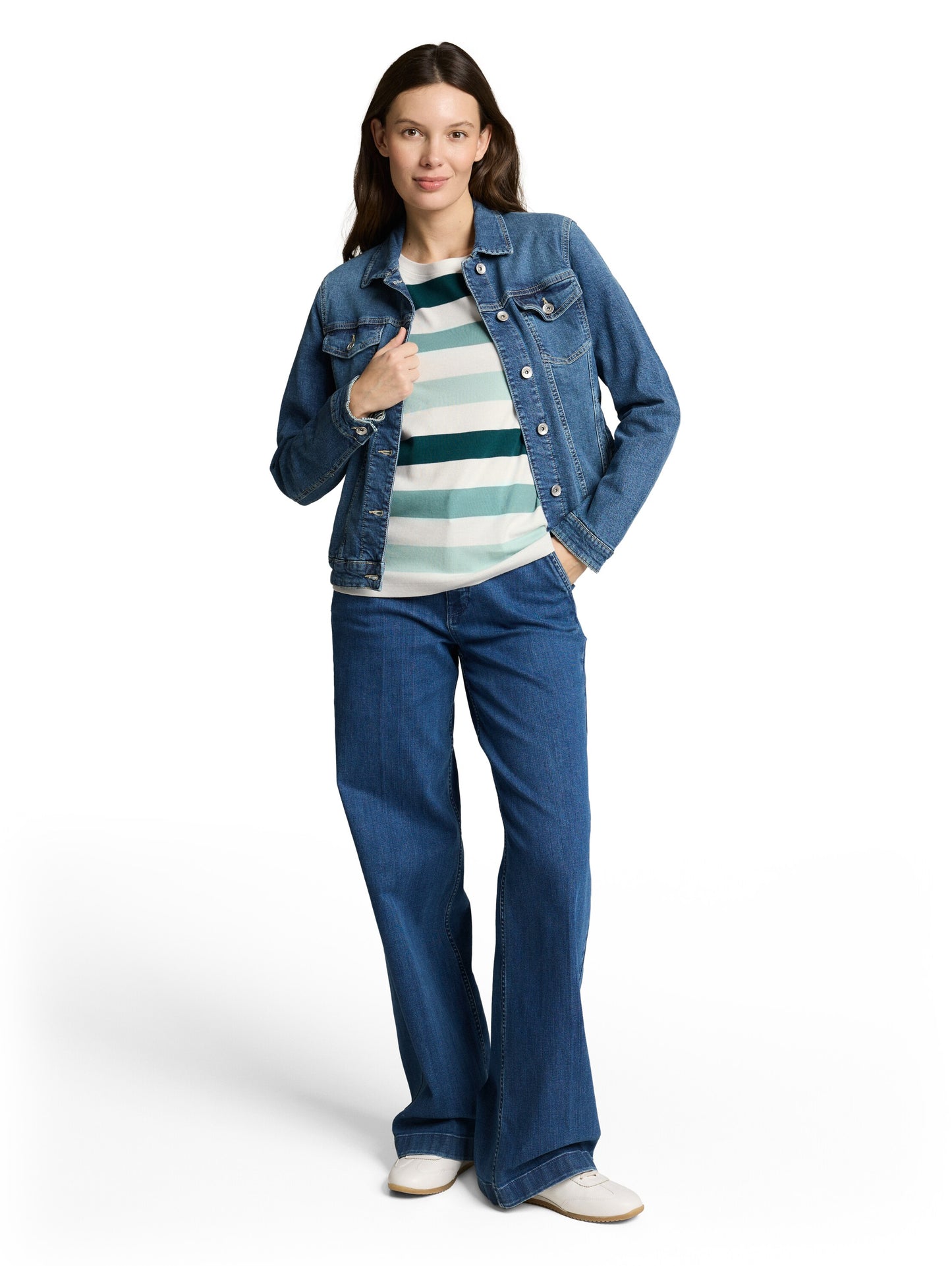 T-shirt boxy crew neck with pr - 1050426