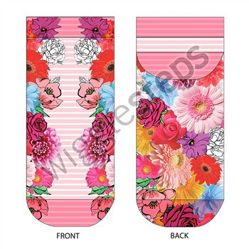 Lady Sneaker COLORFUL FLOWERS - 1006-00261-660