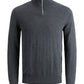 JJEEMIL KNIT HALF ZIP NOOS - 12189339