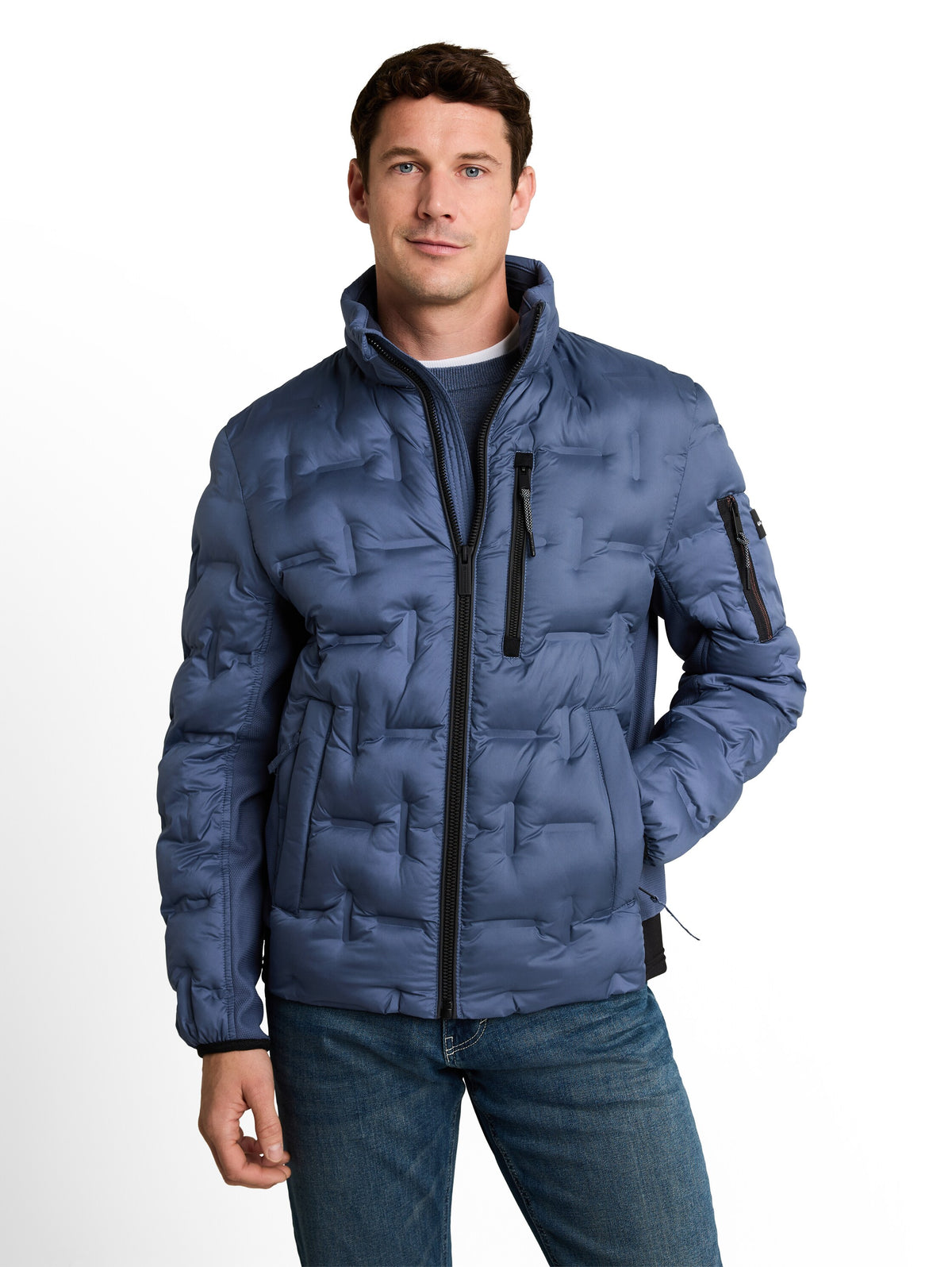 decorative hybrid jacket - 1050931