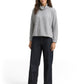 Sweatshirt cosy rib roll neck - 1049012