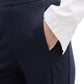 cropped straight leg pants - 1045424