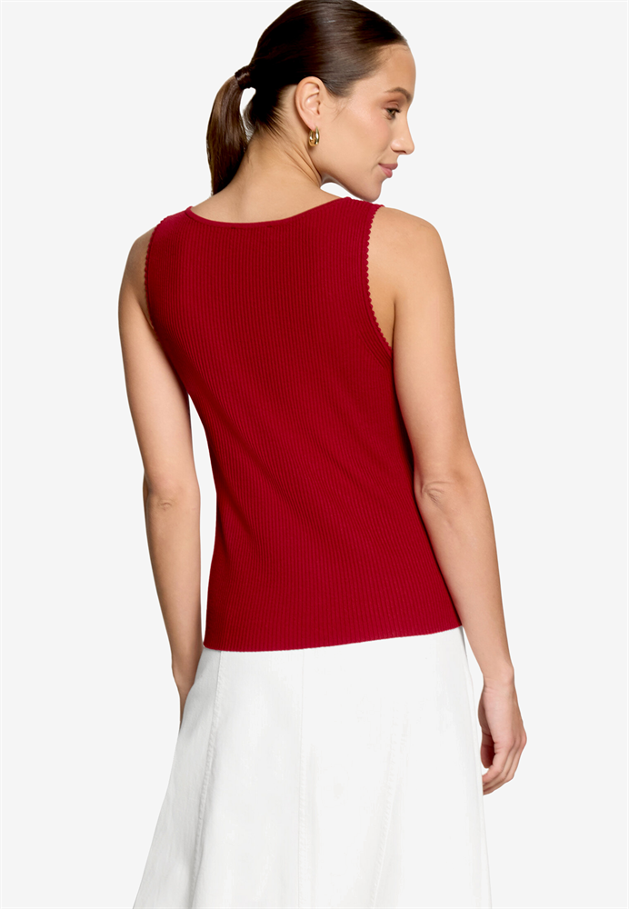 Strickpullover Kurz ohne Arm - 110-10003992
