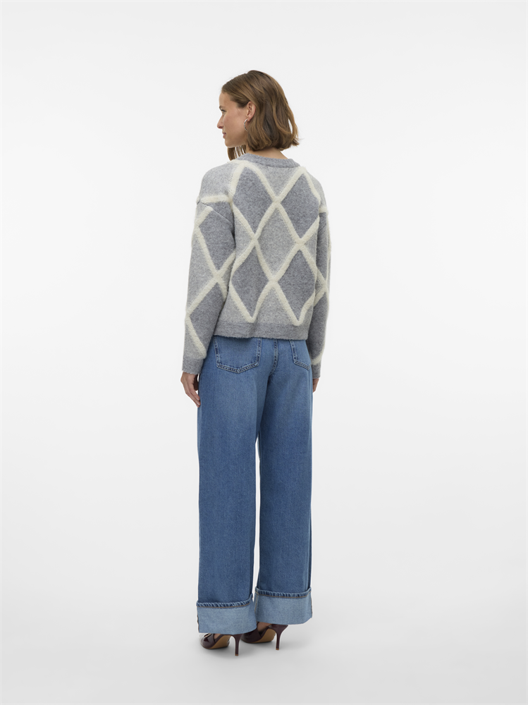 VMRAE HR WIDE FOLD UP JEANS VI3519 - 10334575