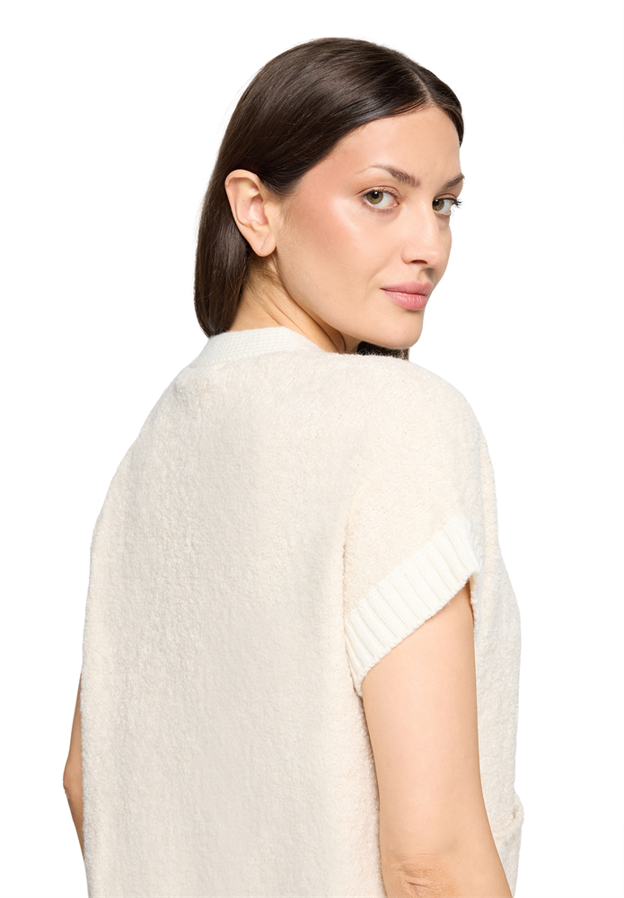 Strickjacke Kurz ohne Arm - 59793319