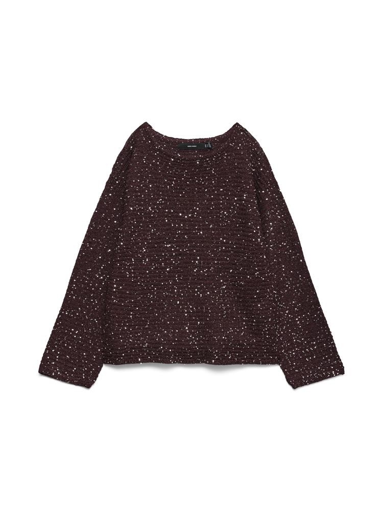 VMLEILANI STITCH LS BOATNECK PULLOV - 10336582