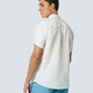 Shirt Short Sleeve Granddad Linen S - 23480337SN