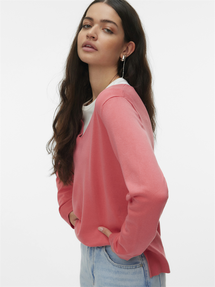 VMSILJE LS V-NECK PULLOVER GA NOOS - 10320451
