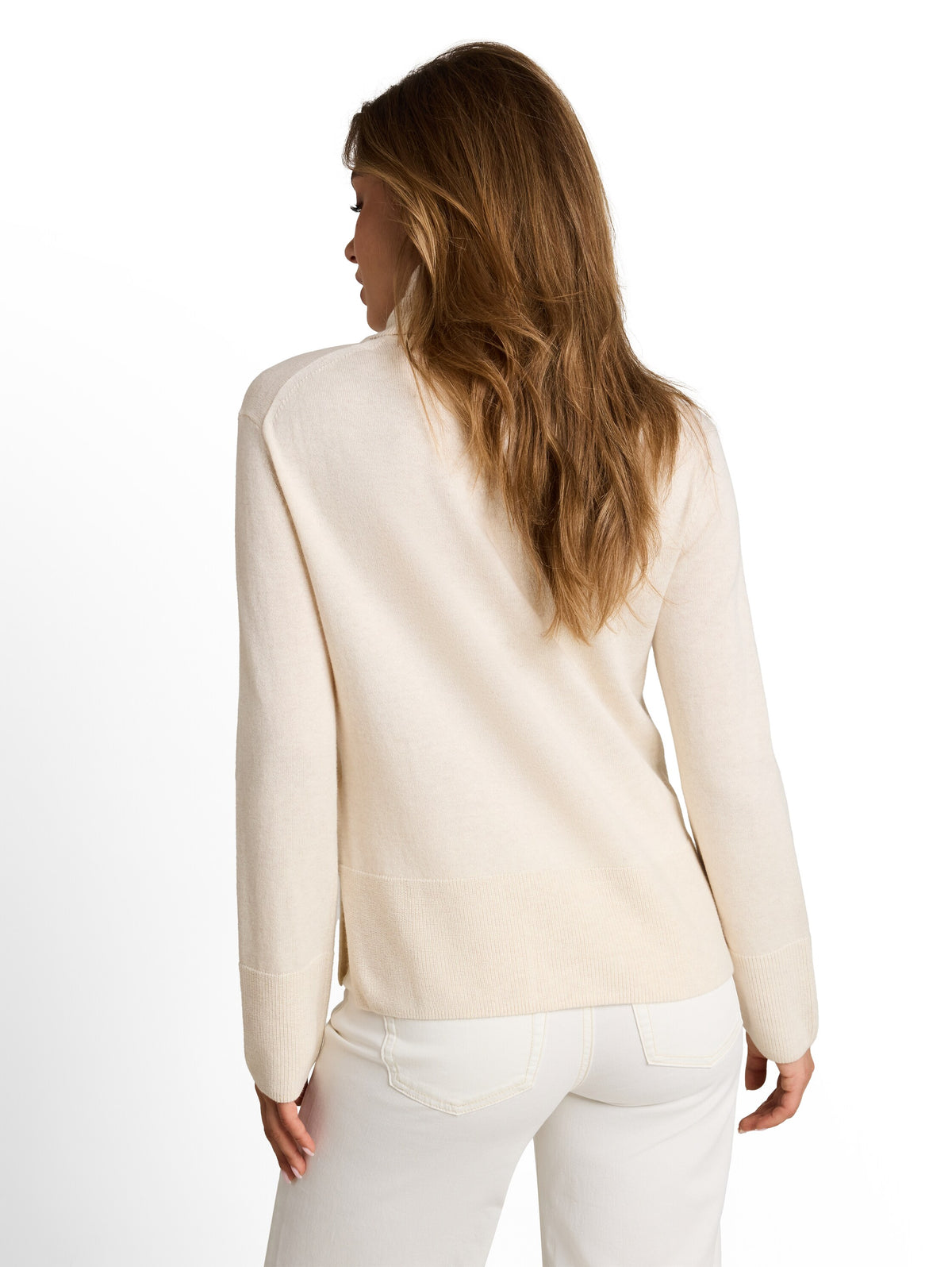 knit cashmere blend turtleneck - 1053394