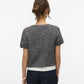 AWSILJA SS O-NECK SHORT KNIT CARDIG - 10329650