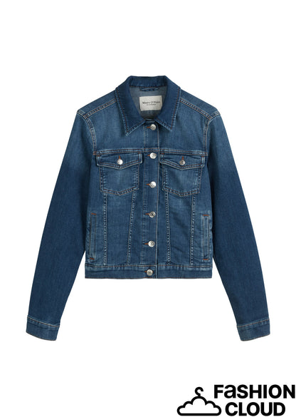 Denim Jacket, button closure, long - M03921625035