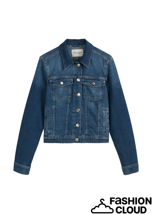 Denim Jacket, button closure, long - M03921625035