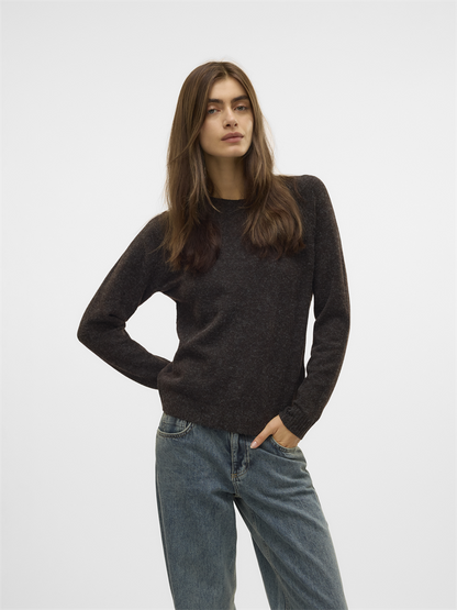 VMDOFFY LS O-NECK BLOUSE GA NOOS - 10201022