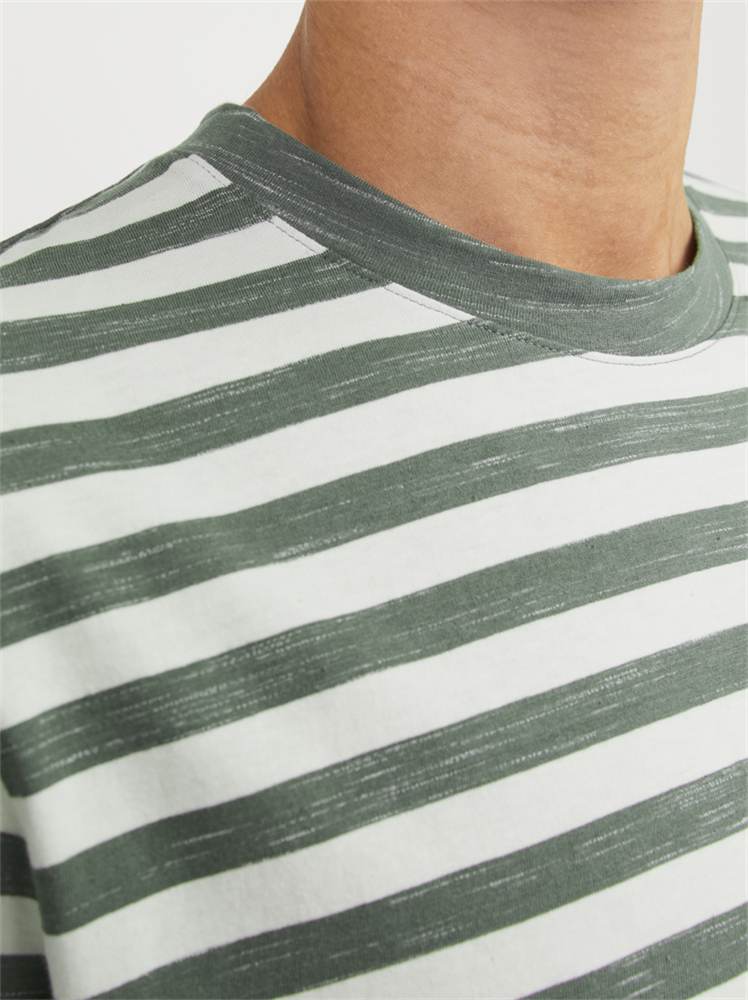 JORTAMPA STRIPE TEE SS CREW NECK - 12252176