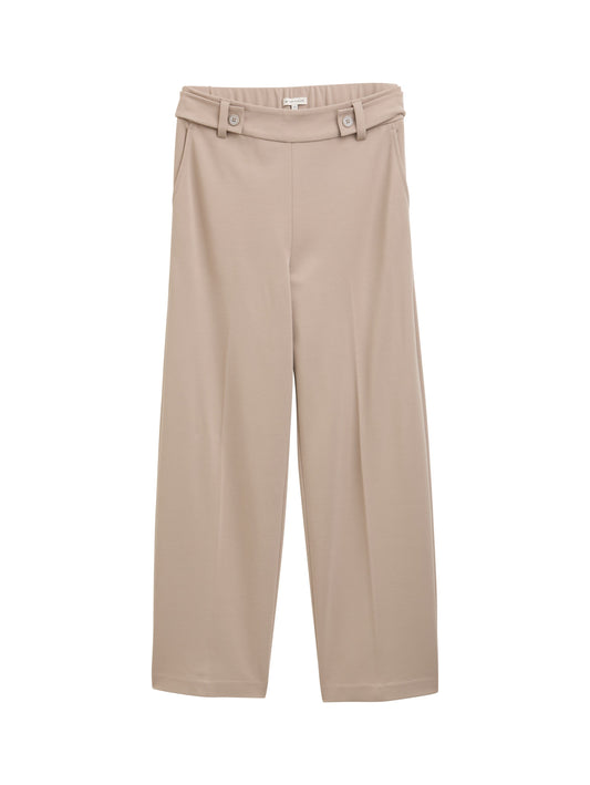 cropped straight leg pants - 1047658