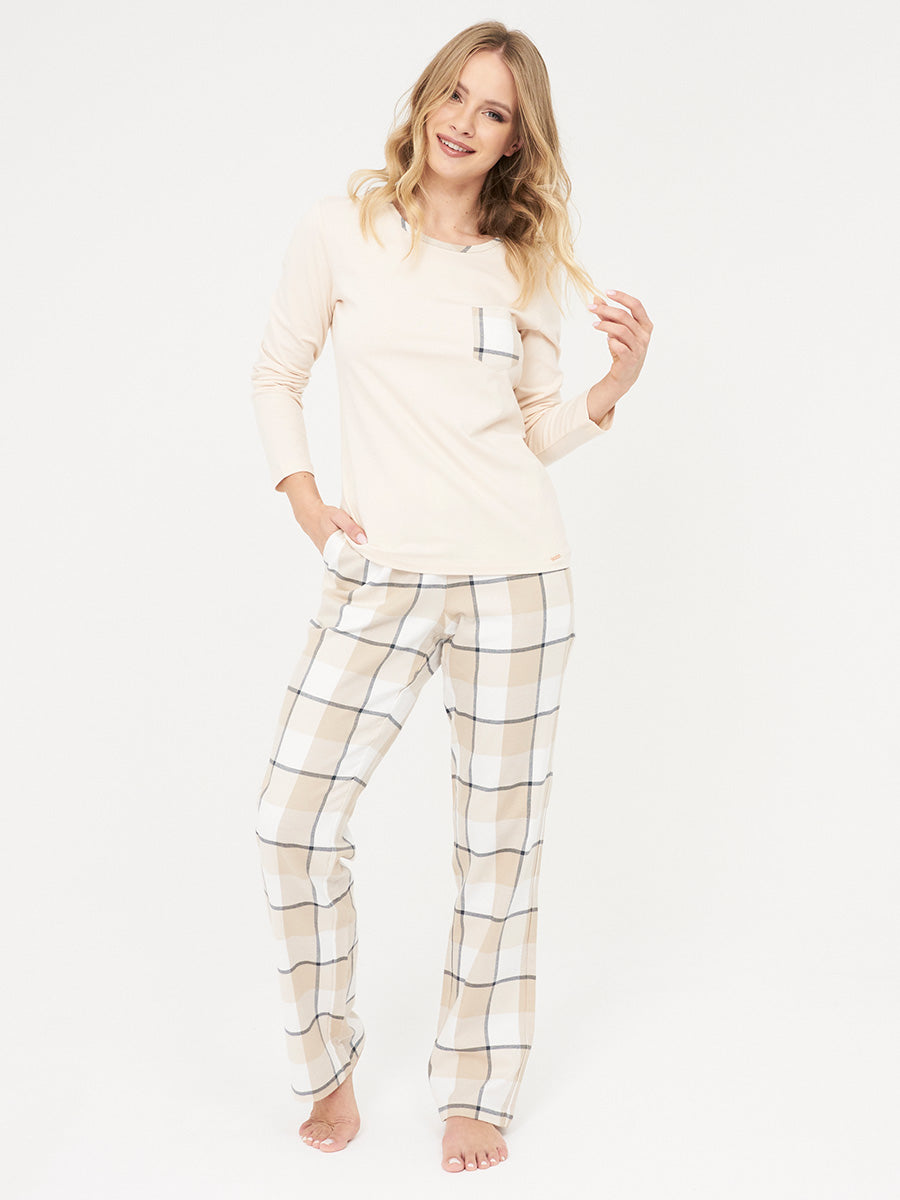 Pyjama Langbein Langarm - 100647010000